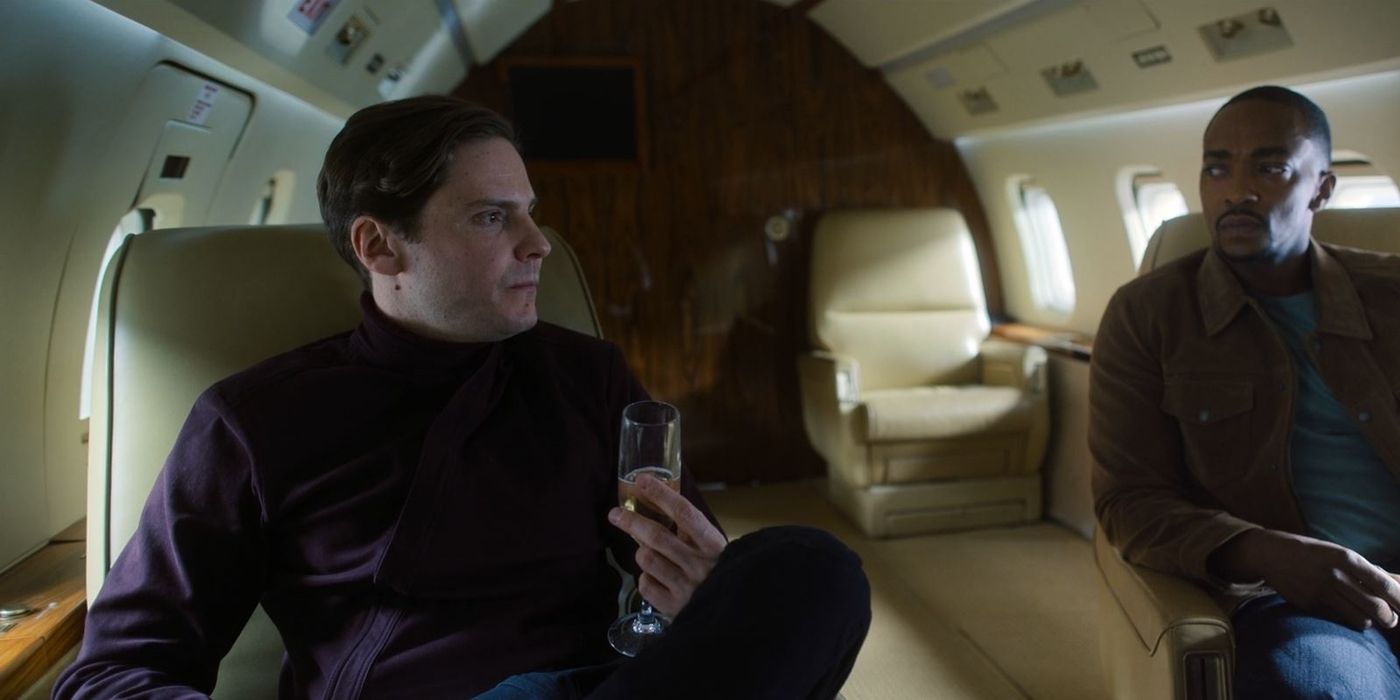 Baron Zemo living large jet Falcon Winter Soldier
