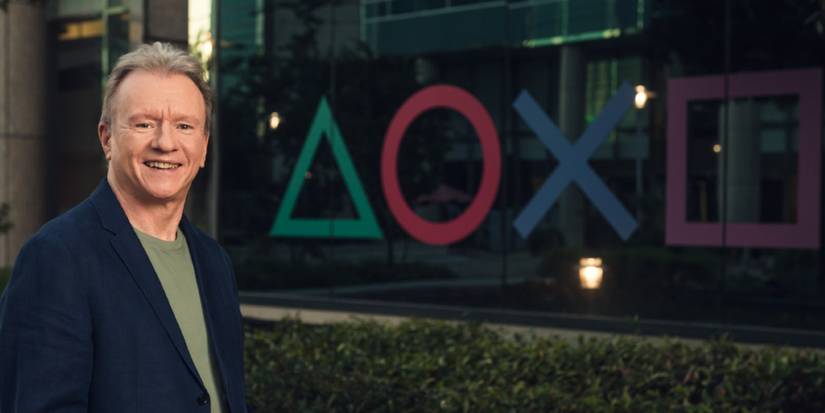jim ryan in front of playstation office