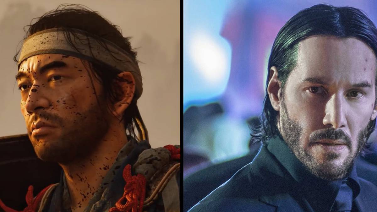 keanu reeves jin sakai ghost of tsushima deep fake