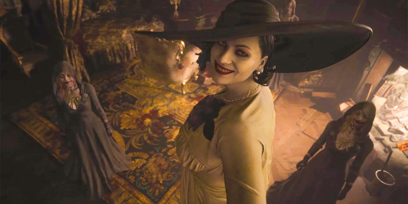 Скриншот с высокой леди-вампиром