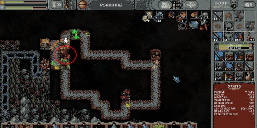 a tile that kills enemies with 15% HP or less.