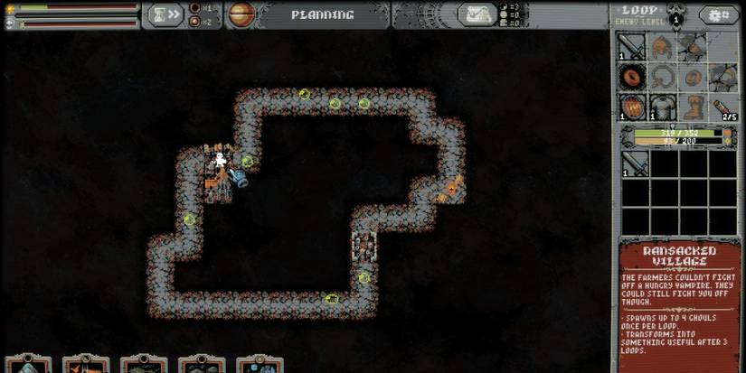 village that has been corrupted and filled with ghouls.