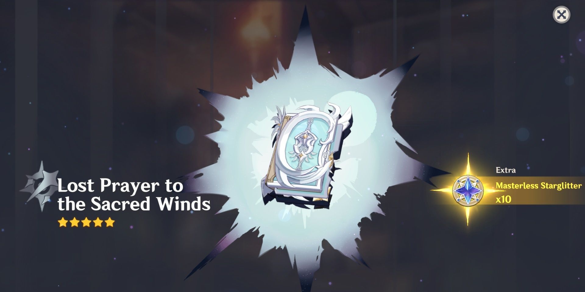 Genshin Impact Lost Prayer to the Winds Catalyst Book Pull