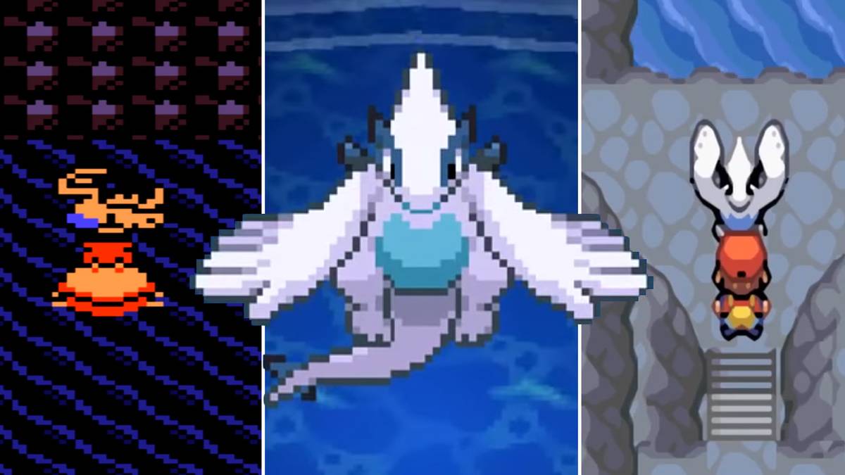 Lugia in Pokemon Silver, Pokemon SoulSilver and Pokemon LeafGreen
