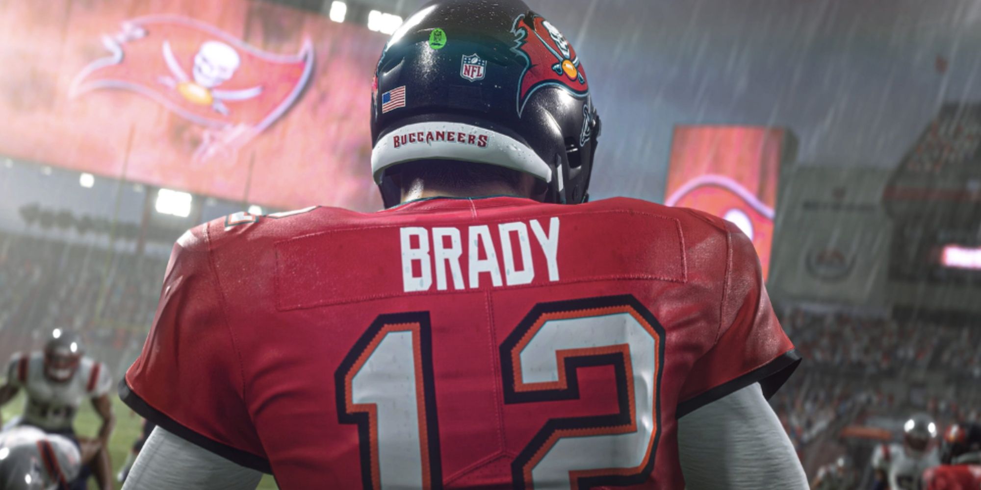 Tom Brady's back of the jersey in Madden NFL 21