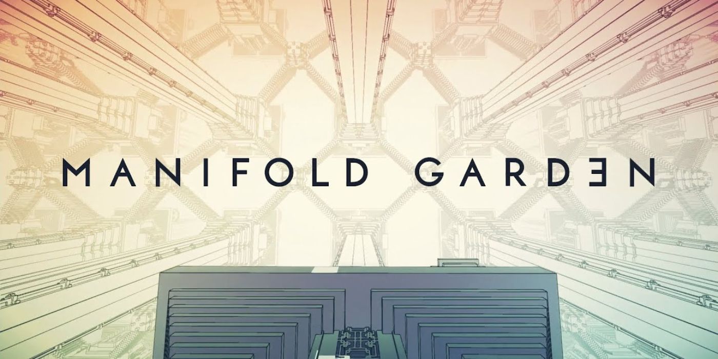 manifold garden title with symmetrical infinite illusion
