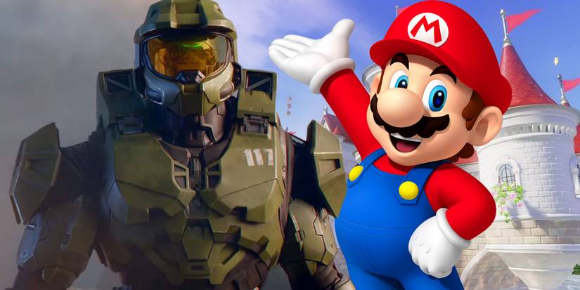 Master Chief and Mario
