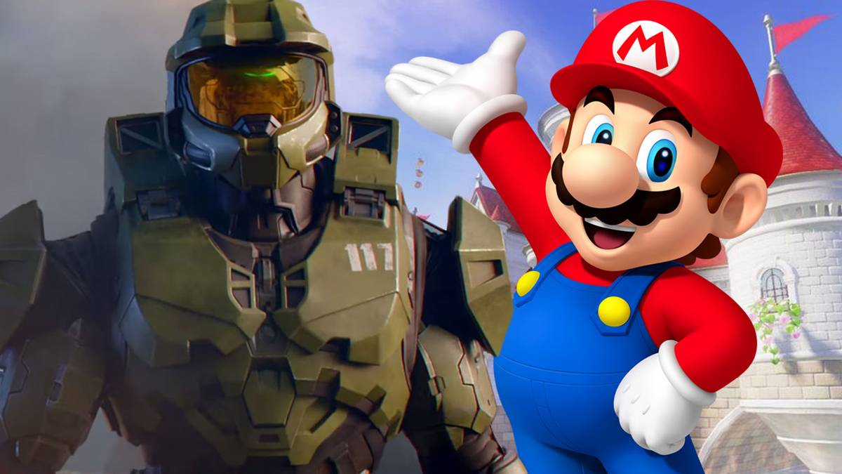 Master Chief and Mario