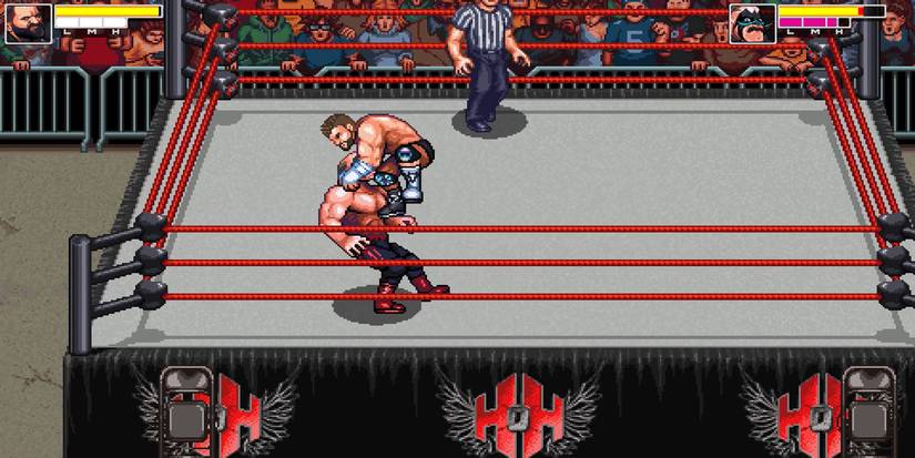 Matt performing his finisher