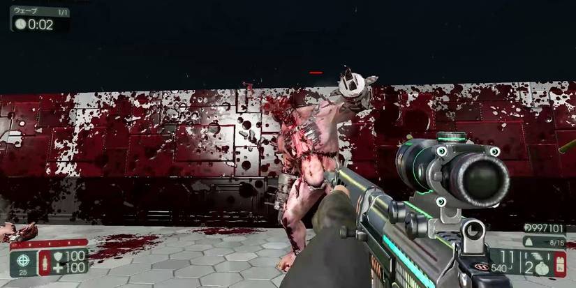 sharpshooter shooting zed with FN Fal