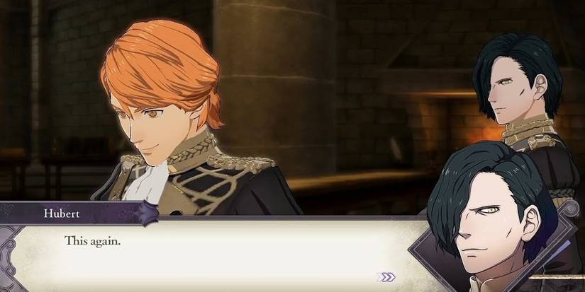 Hubert talking to Ferndinand.