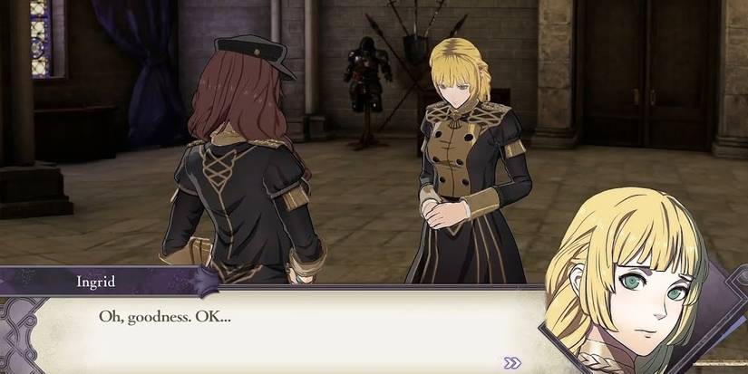 Ingred speaking to Dorothea.