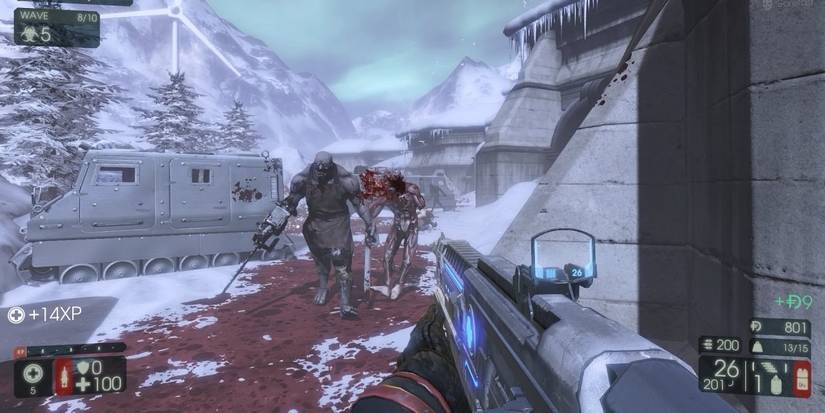 field medic looking at scrake