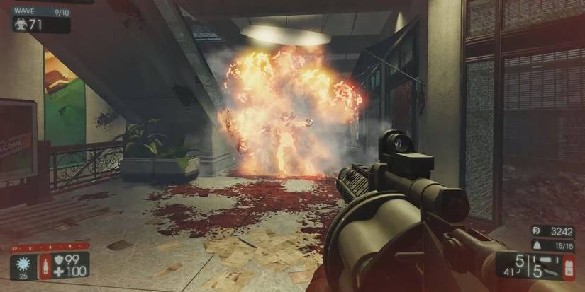 Demo shooting at Zeds