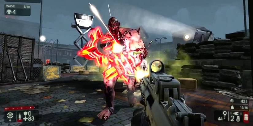 survivalist shooting at fleshpound