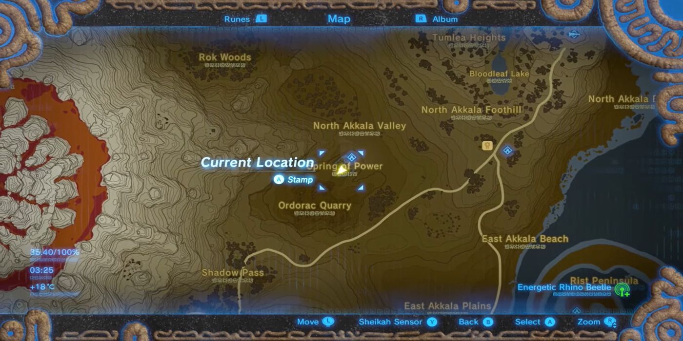 Map location of Link's 9th memory