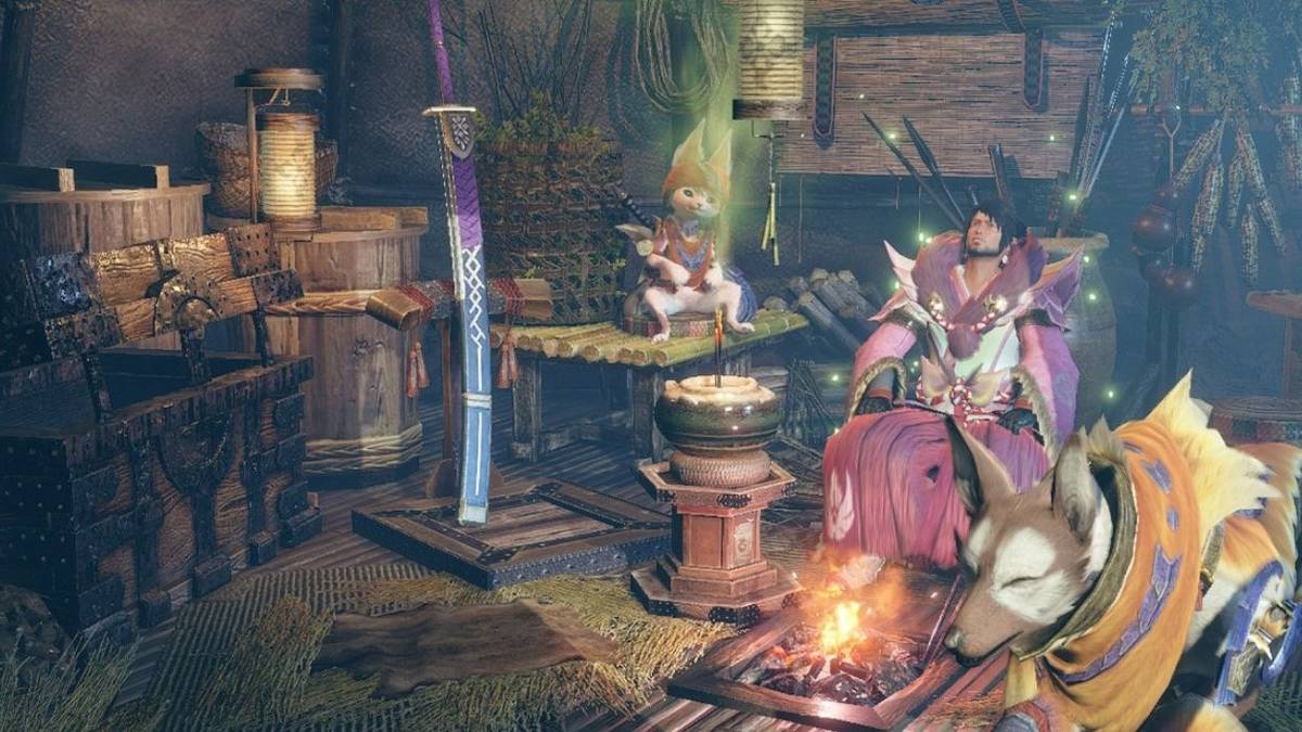 mh rise camp tent screen