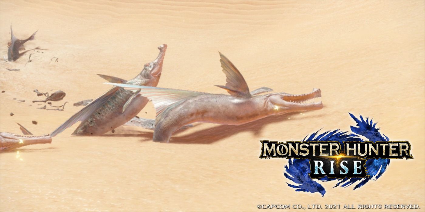 monster hunter rise delex out of sand with logo