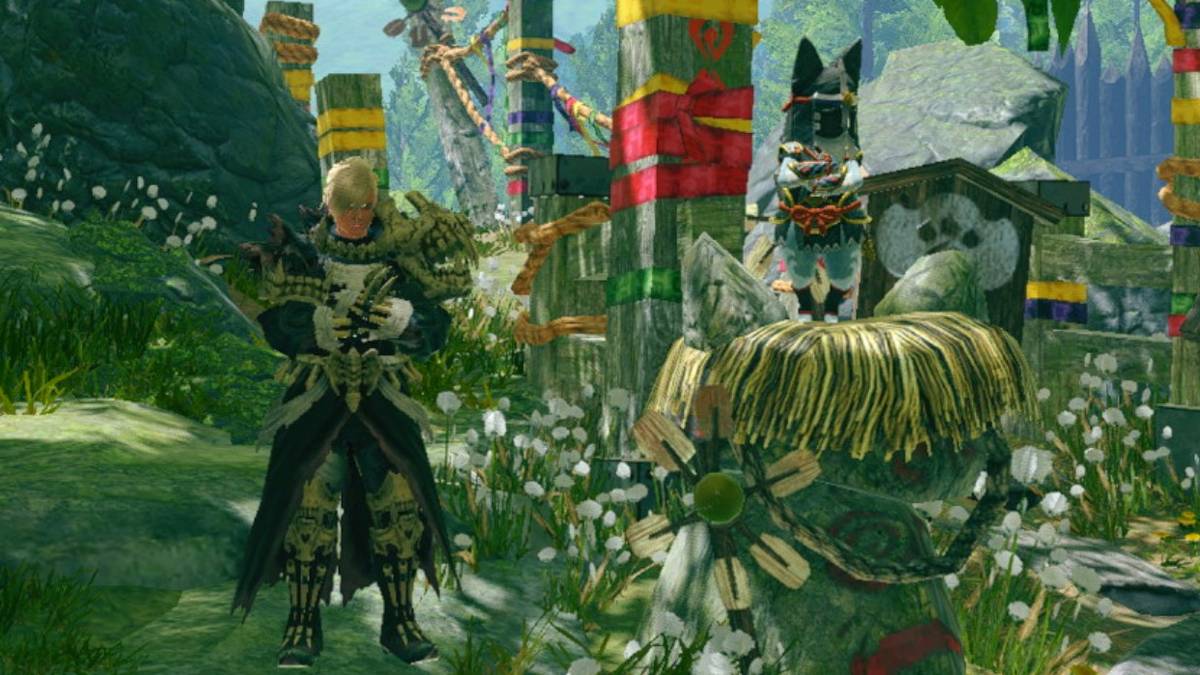 hunter with death stench armor with meowcenaries