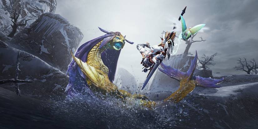 hunter fighting somnacanth