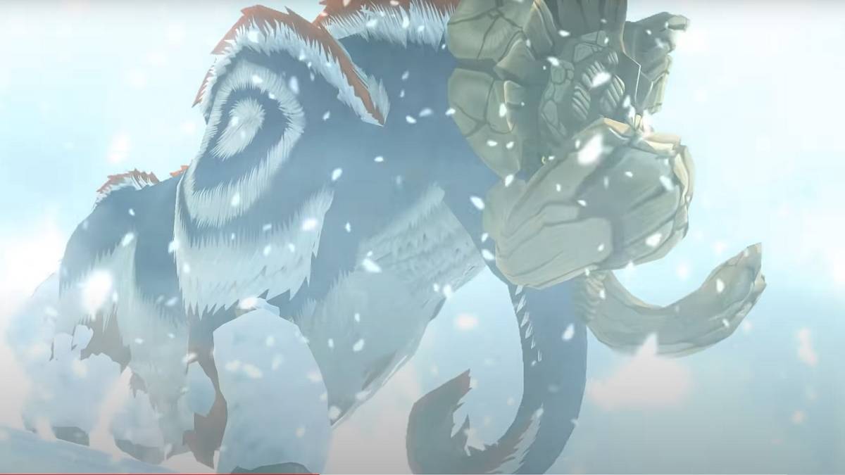 gammoth screencap from monster hunter stories 2 trailer