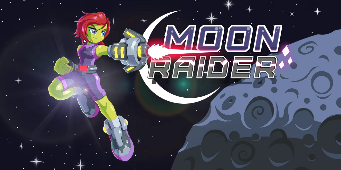 moon raider title screen