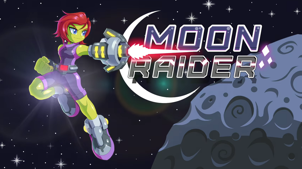 moon raider title screen