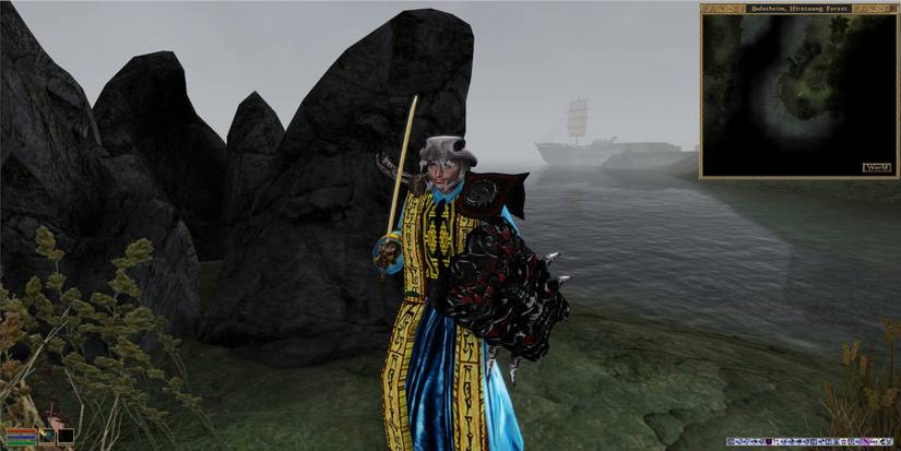 morrowind-character-full-gear-on-beach