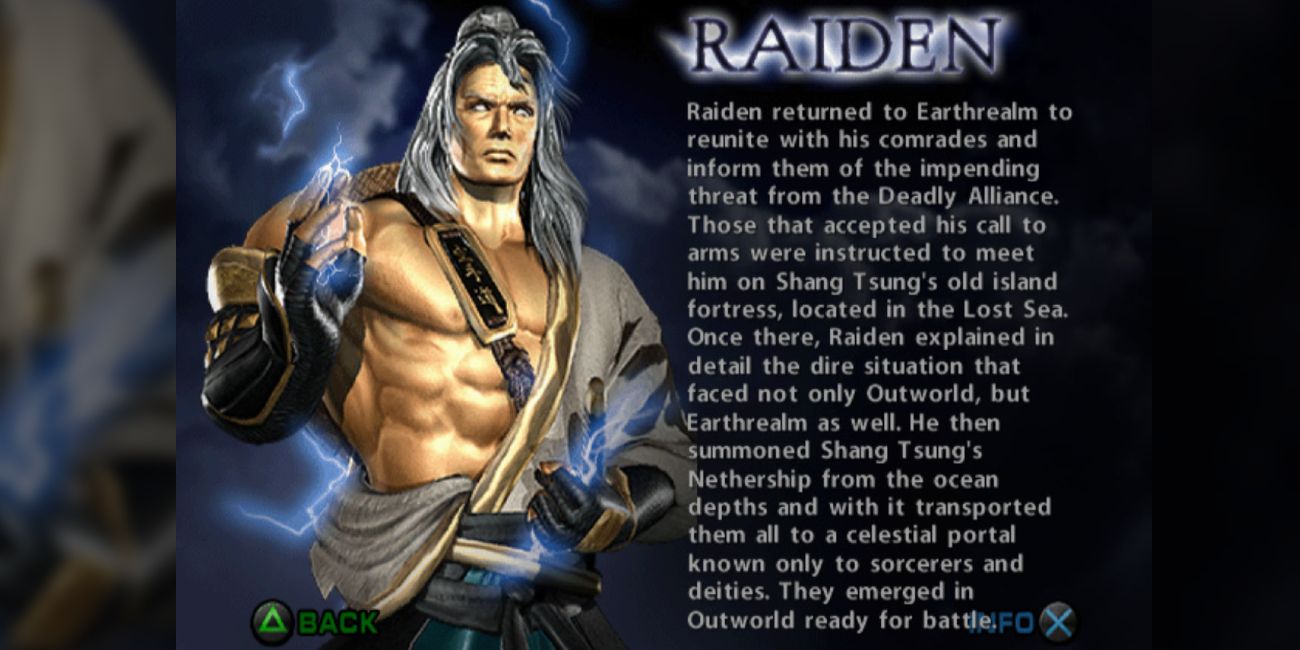raiden without his hat for the first time.