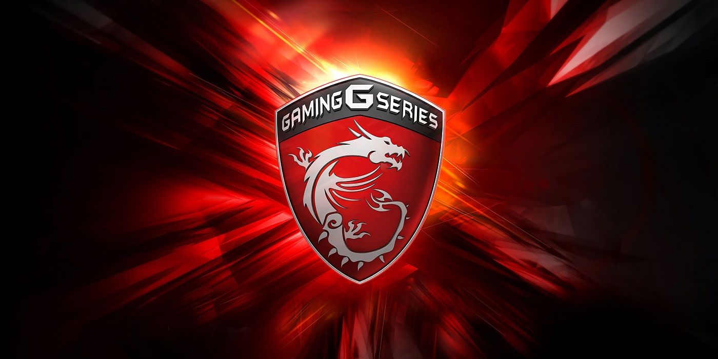Logo for the gaming brand MSI.
