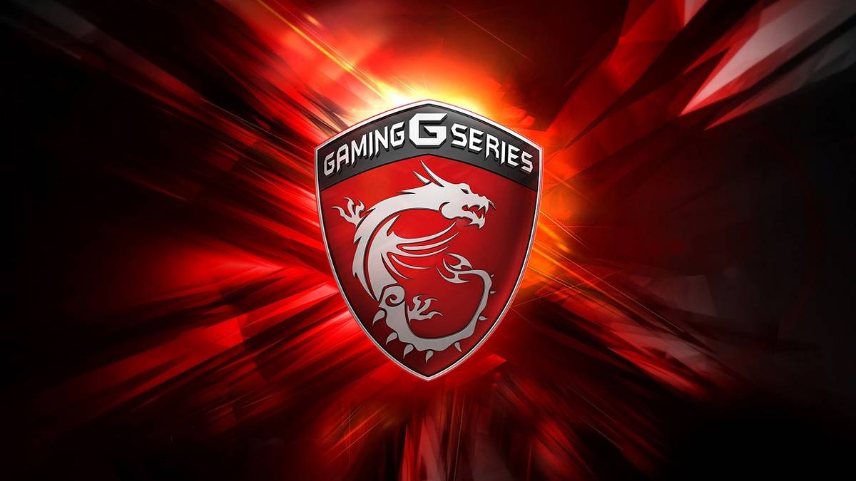 Logo for the gaming brand MSI.