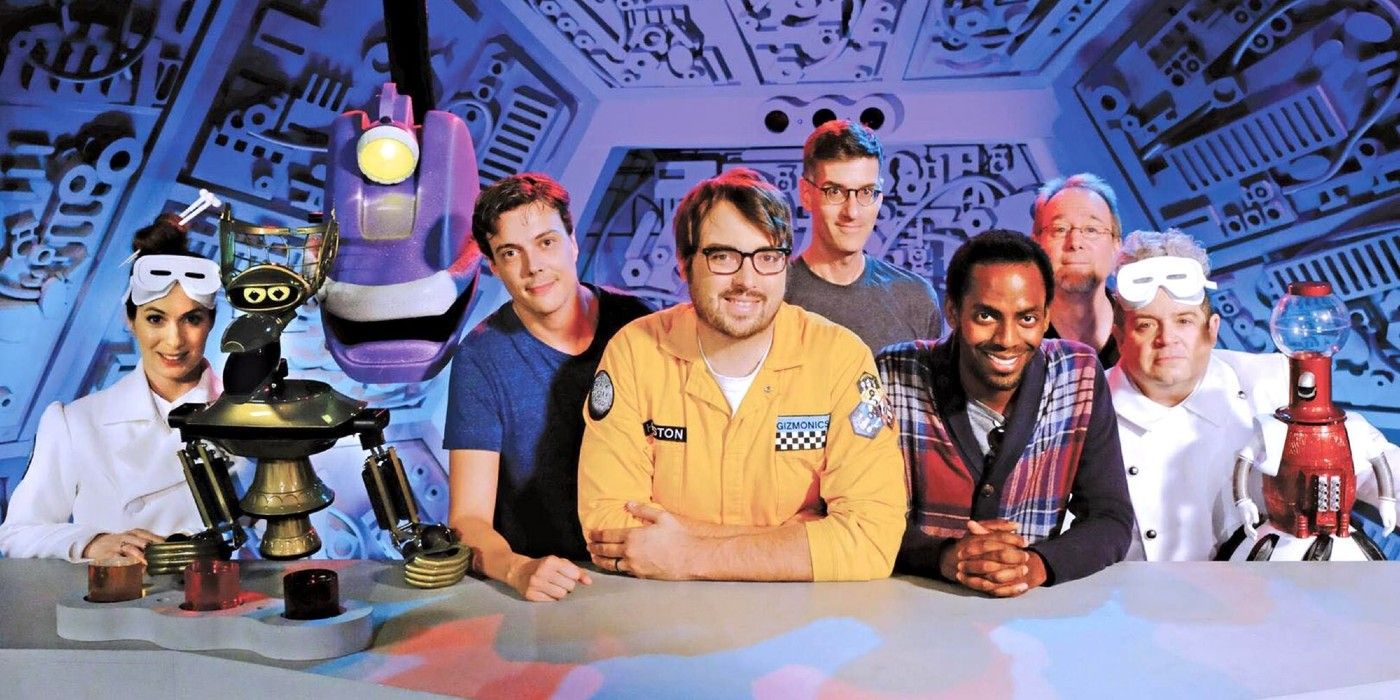 The cast of Mystery Science Theater 3000 on Netflix