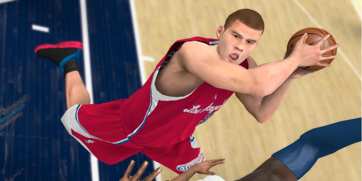 Blake Griffin with the ball in NBA 2K11