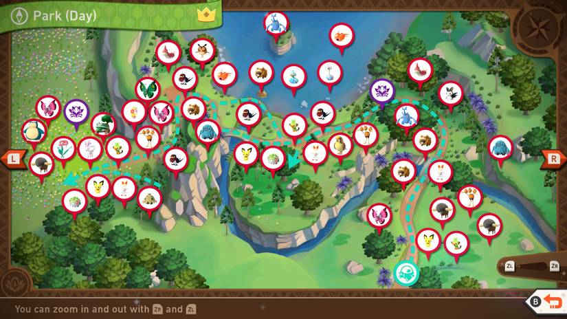 A complete map of the Florio Nature Park (Day) course after the 2.0 update