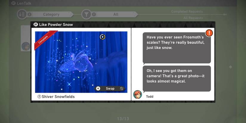 A request in New Pokemon Snap