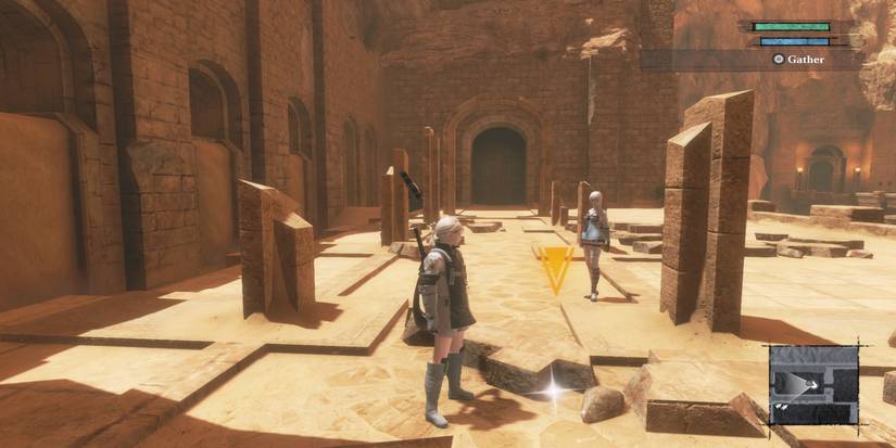 nier replicant barren temple