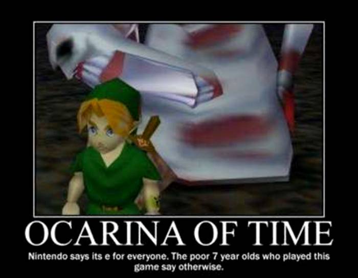 the scariest enemies in legend of zelda ocarina of time.