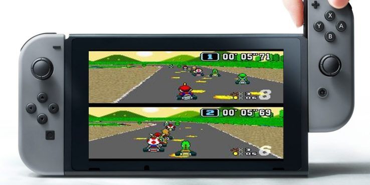 Nintendo Switch promo image with mario kart