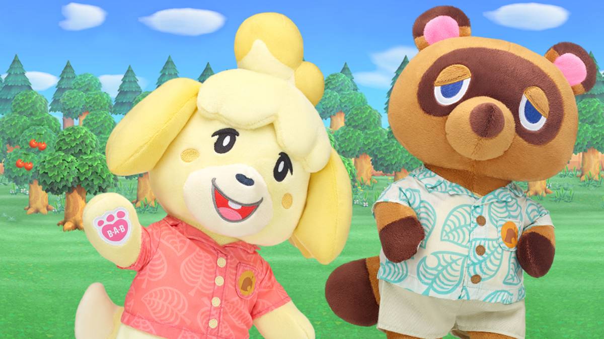 Build-A-Bear Animal Crossing plushies