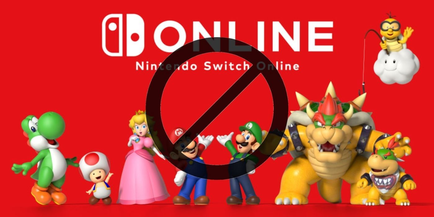 nintendo switch online cross out