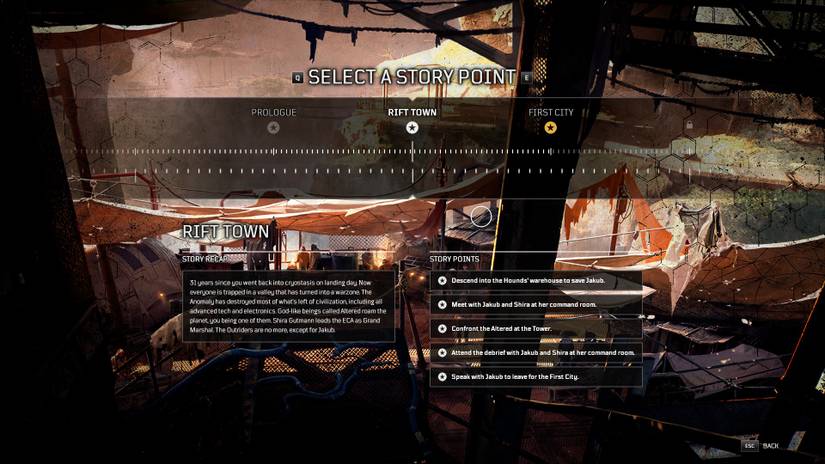 outriders story point system early chapters