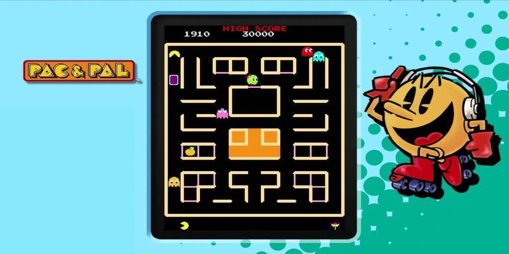 maze gameplay from Pac-Man Museum