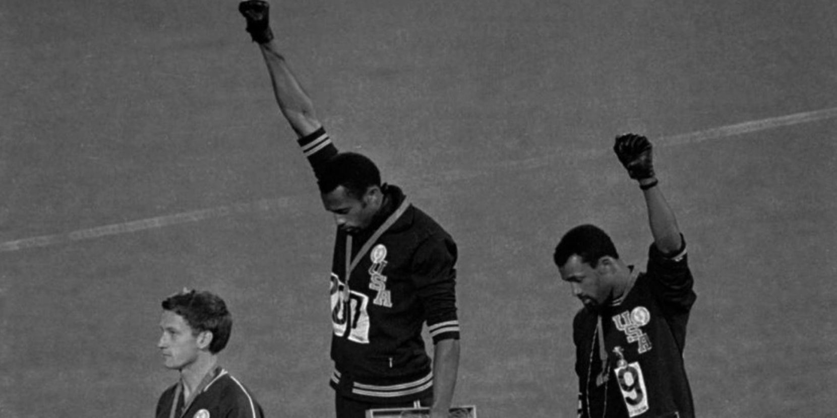 peter norman tommie smith and john carlos at the 1968 olympic games