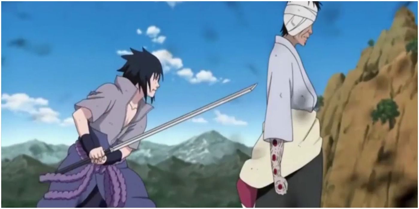 Naruto Sasuke Uchiha Danzo Fight