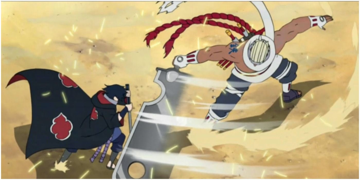 Naruto Sasuke Uchiha Fight with Killer Bee