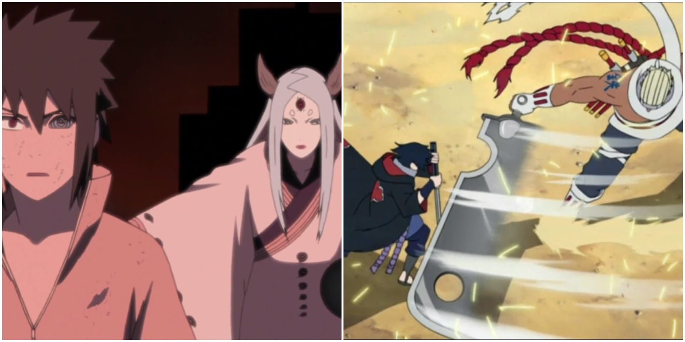 Naruto: 5 Toughest Fights Of Sasuke Uchiha (& 5 Easiest)