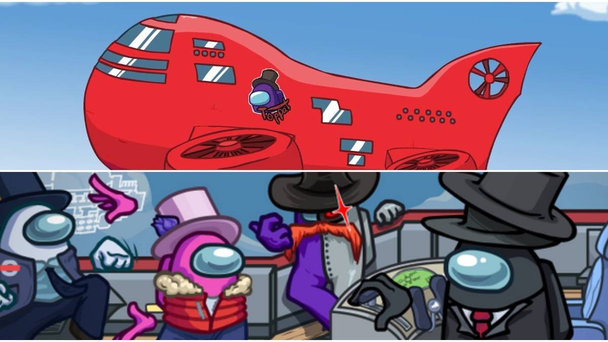 The airship in Among Us