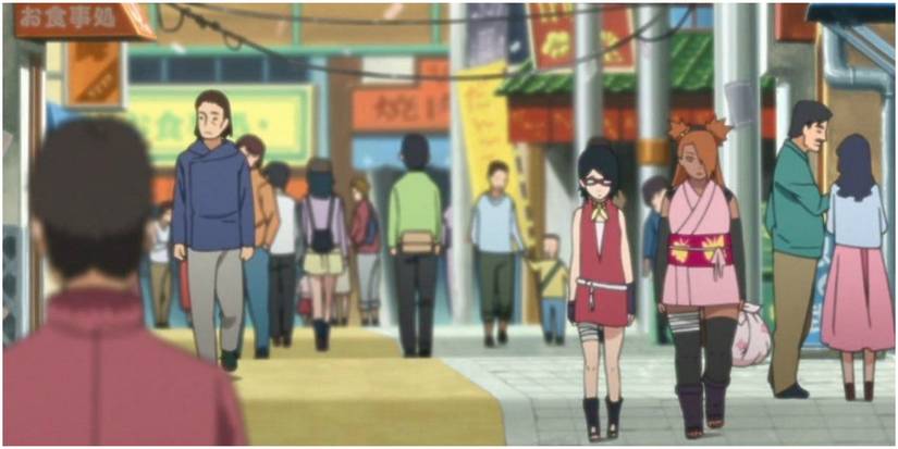 Naruto Boruto Sarada Chocho Konoha Leaf VIllage