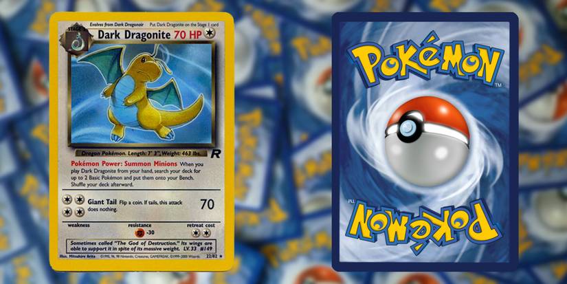 Pokemon cards: Holo Rare Dark Dragonite (Team Rocket)