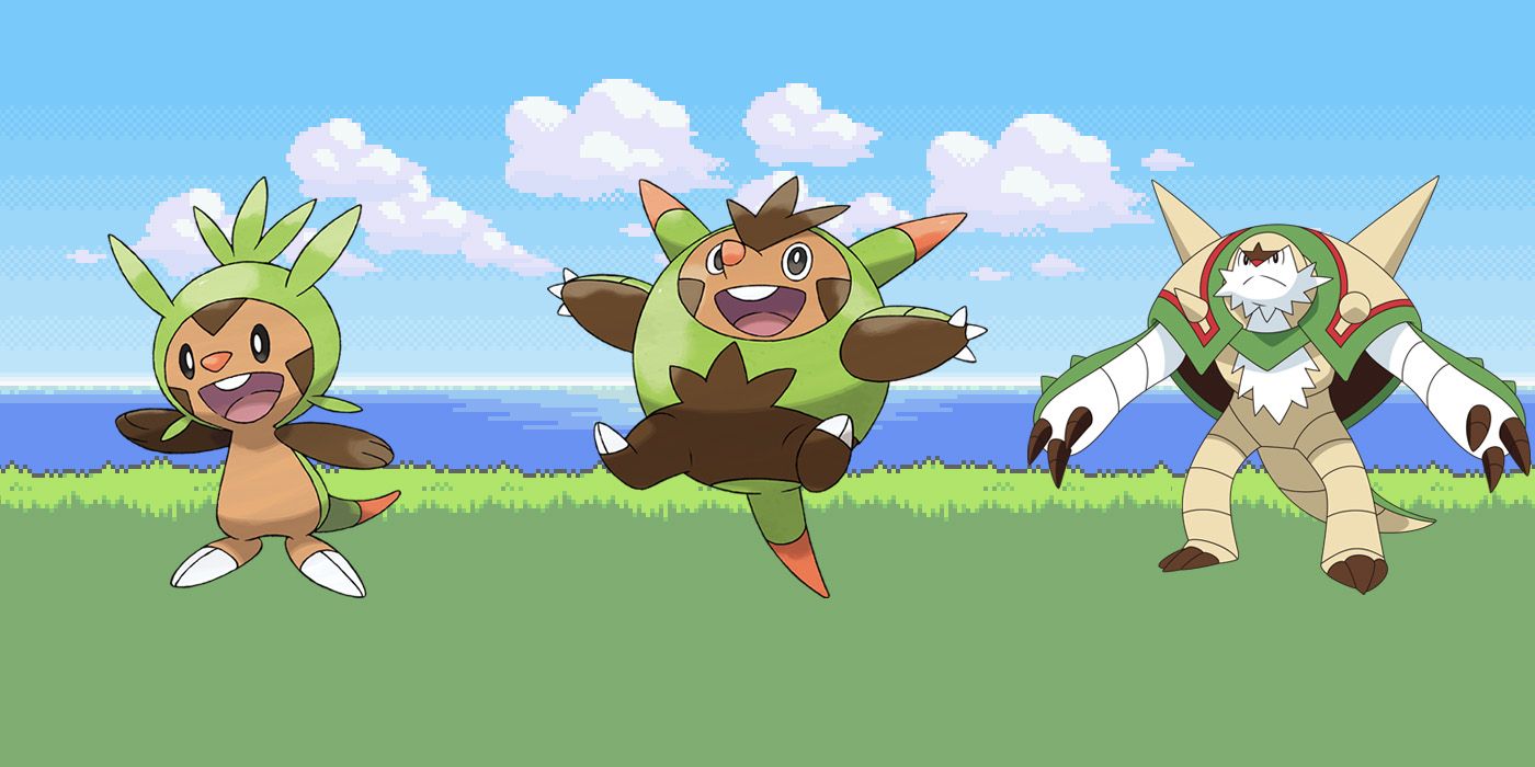Chespin, Quilladin and Chesnaught (Pokemon)